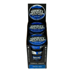 Smokey Mountain Herbal Snuff - Arctic Mint - 10PK 