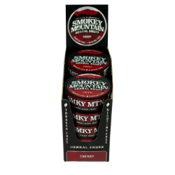 Smokey Mountain Herbal Snuff - Cherry - 10PK 