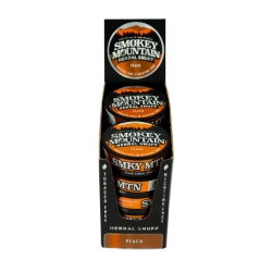 Smokey Mountain Herbal Snuff - Peach - 10PK 