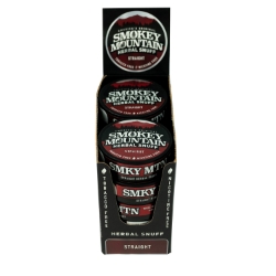 Smokey Mountain Herbal Snuff - Straight - 10PK 