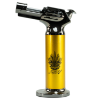 Smoxy Premium Cannon Torch Gold SMOXY, gas lighter, torch lighter, premium lighter, stylish accessory, cigar lighter, unique lighter, sleek torch, sophisticated flame, reliable ignition, ergonomic grip, conversation starter, quality construction, refillable lighter, statement piece.
