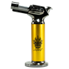 Smoxy Premium Cannon Torch Gold SMOXY, gas lighter, torch lighter, premium lighter, stylish accessory, cigar lighter, unique lighter, sleek torch, sophisticated flame, reliable ignition, ergonomic grip, conversation starter, quality construction, refillable lighter, statement piece.