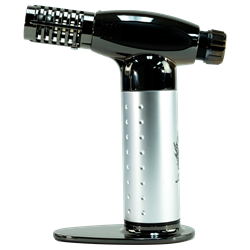 Smoxy Premium Deluxe Torch Silver Smoxy Premium Deluxe Torch, Precision Lighting, Elegant Torch, Adjustable Flame Control, Culinary Torch, Stylish Lighting, High-Performance Torch, Ergonomic Design, Premium Lighting Tool.