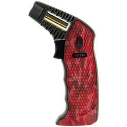 Smoxy Premium Hunter Torch Red SMOXY, gas lighter, torch lighter, premium lighter, stylish accessory, cigar lighter, unique lighter, sleek torch, sophisticated flame, reliable ignition, ergonomic grip, conversation starter, quality construction, refillable lighter, statement piece.