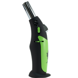 Smoxy Premium Slim Torch Green SMOXY, gas lighter, torch lighter, premium lighter, stylish accessory, cigar lighter, unique lighter, sleek torch, sophisticated flame, reliable ignition, ergonomic grip, conversation starter, quality construction, refillable lighter, statement piece.