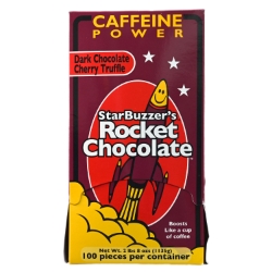 Starbuzzers Rocket Chocolate - Dark Chocolate Cherry Truffle - 100CT 