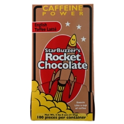 Starbuzzers Rocket Chocolate - English Toffee Latte - 100CT 