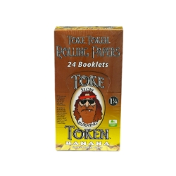 Toke Token Banana Rolling Papers (Box of 24) 