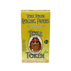 Toke Token Wild Honey Rolling Papers (Box of 24) 