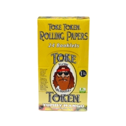 Toke Token Yummy Mango Rolling Papers (Box of 24) 