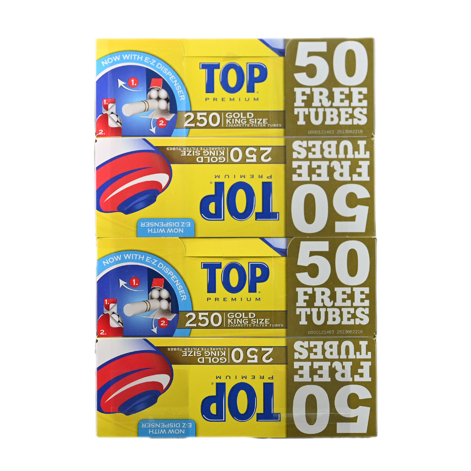 Top Gold King Size Filter Tubes - 4PK 