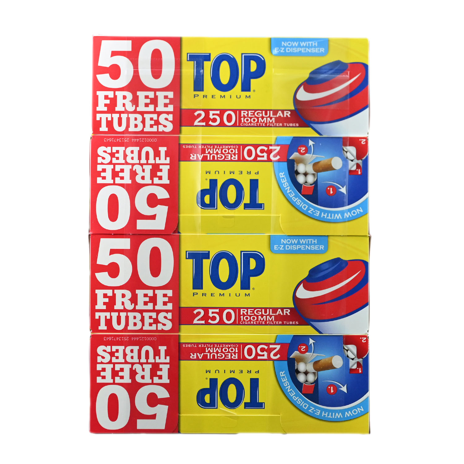 Top Regular 100 Filter Tubes - 4PK 