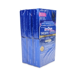 Trojan Double Ecstasy Condom 3-Packs (Box of 6) 