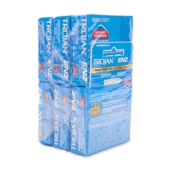 Trojan ENZ Spermicidal Condom 3-Packs (Box of 6) 