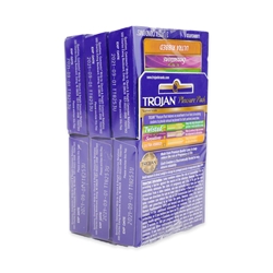 Trojan Pleasure Pack Condom 3-Packs (Box of 6) 