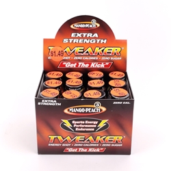 Tweaker Extra Strength Mango-Peach Energy Shots (Box of 12) 