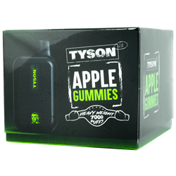 Tyson Apple Gummies 10 Pack tyson, disposable, vape, disposable vape, nicotine, 50mg,apple, gummies, apple gummies 7000, puffs, 7000 puffs, rechargeable