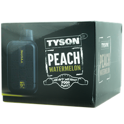 Tyson Peach Watermelon Vape 10 Pack flum, pebble, disposable, vape, disposable vape, nicotine, 50mg,Peach, watermelon, peach watermelon 7000, puffs, 7000 puffs, rechargeable