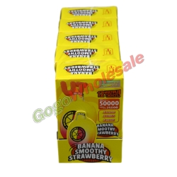 UT Banana Smoothy/Strawberry Dual Flavor Disposable Vape (Box of 5) 