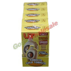 UT Tobacco/Gold Tobacco Dual Flavor Disposable Vape (Box of 5) 