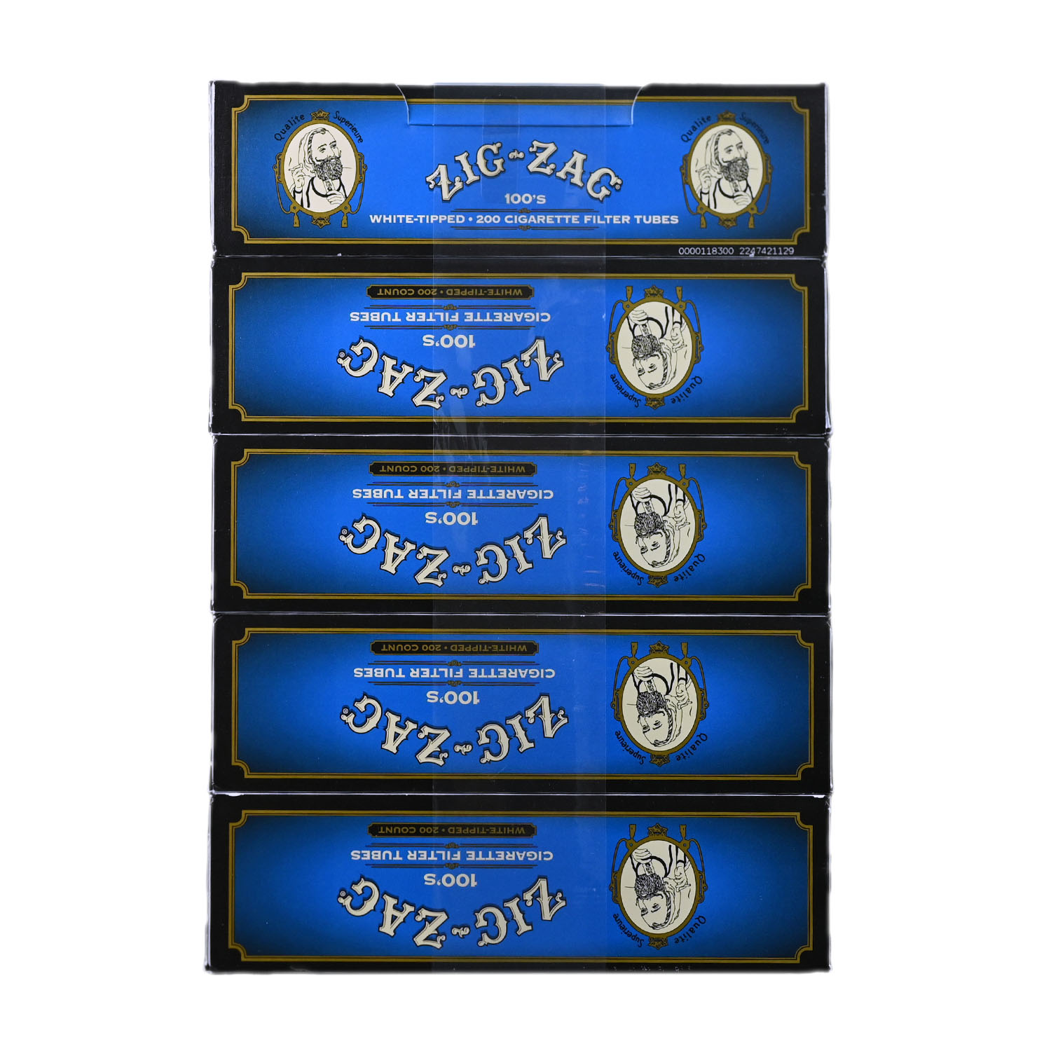 Zig-Zag Blue 100 Filter Tubes - 5PK 