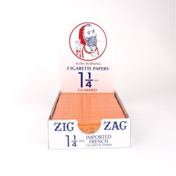Zig-Zag Orange 1 1/4 Slow Burning Rolling Papers (Box of 24) 