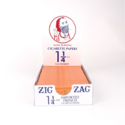 Zig-Zag Orange 1 1/4 Slow Burning Rolling Papers (Box of 24) 