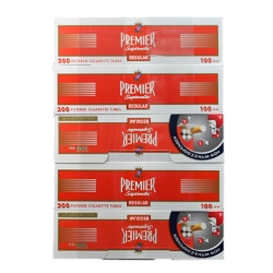 Premier Supermatic Regular (Red) 100 Tubes - 5PK 