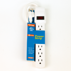 Tuff Bros 6-Outlet 1.5ft Power Strip - 1PC 