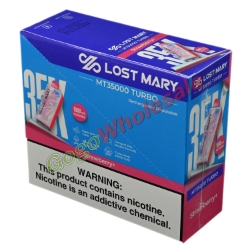 Lost Mary 35K Strawberry + [MT35000 Turbo] - Box of 5 