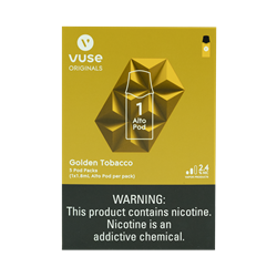 Vuse Golden Tobacco 5x1 Pod 2.4% Nic 
