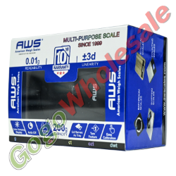 AWS Scale Mouse MSC-200 1PC AWS MSC-200, pocket scale, digital scale, 200g capacity, 0.01g accuracy, portable scale, jewelry scale, mini scale, precision scale, gram scale
