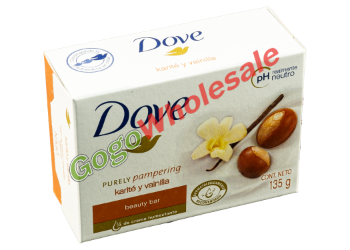 Dove Shea and Vanilla Beauty Bar  Dove, Shea and Vanilla Beauty Bar, elevate bathing experience, luxurious treat, nourishing shea butter, warm vanilla scent, pampering ritual, rich creamy lather, gently cleanses, intense hydration, irresistibly soft skin, smooth skin, all skin types, restore moisture balance, beautifully nourished, soothing fragrance, delightful escape, goodbye dryness, radiant skin, confidence, beautifully hydrated skin, extraordinary cleansing experience.